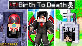 BIRTH to DEATH of a VAMPIRE in Minecraft Tagalog [upl. by Adnoloy619]