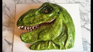 ТОРТ quotТИРАННОЗАВР РЕКСquot 3D  Торт Динозавр  Праздничный Торт  Cake Dinosaur TREX [upl. by Ynaffital]