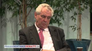 Miloš Zeman na VŠE  dotaz proč je německý národ bohatší  prezidentskedebatycz [upl. by Nowell736]