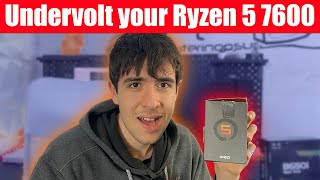 Undervolt your Ryzen 5 7600 for more FPS and Lower Temperature [upl. by Giselbert]