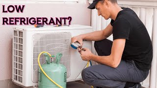 Troubleshooting Low Refrigerant Levels in AC Common Signs and Solutions hvacmaintenance [upl. by Quennie966]