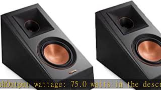 Klipsch RP500SA Dolby Atmos Surround Sound Speakers Ebony 1066507 [upl. by Eilerua20]