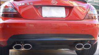 SLK R171 SUPER SPRINT MUFFLER [upl. by Calia77]