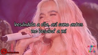 Amargura  Karol G Salsa Version Letra [upl. by Netsirk]