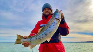 Spring Brown Trout Oswego NY 2022 [upl. by Irina]