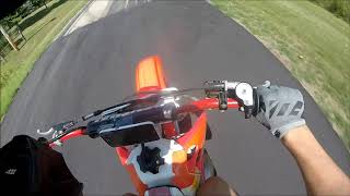 Honda Cr 500 Top Speed Test [upl. by Eednyl]