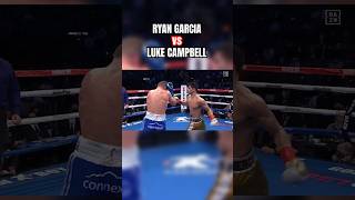 Ryan Garcia FINISHES Luke Campbell with a body shot boxing ryangarcia [upl. by Llet856]