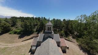 Vuelo FPV en el Monasterio Cristo Orante  Tupungato Mendoza [upl. by Watson]