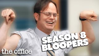 The Office Season 8 Bloopers  ft John Krasinski Rainn Wilson amp More  Comedy Bites [upl. by Loella]