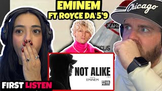 KAREN DIDNT KNOW ABOUT THIS DISS  Eminem  Not Alike ft Royce Da 59quot FIRST TIME REACTION [upl. by Cozza151]