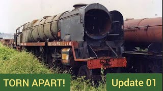 TORN APART Scrapped steam engine gets taken apart and saved SPECIAL UPDATE 01 [upl. by Esinek989]