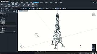 Modelling Analysis Design and Detailed Drawing generation of Transmission Tower  midas nGen [upl. by Suhploda]