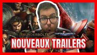 RÉACTION aux nouveaux TRAILERS MARVEL Thunderbolts  Captain America 4  Brave New World [upl. by Faunie]