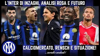 💥 INTER CALCIOMERCATO ANALISI ROSA FUTURO e STAGIONE RENSCH INZAGHI SCUDETTO CHAMPIONS LEAGUE [upl. by Myers]