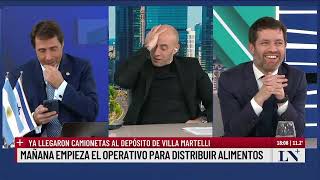 Alimentos fuerte cruce entre el gobierno y Grabois Esteban Trebucq con Eduardo Feinmann [upl. by Cadmarr769]