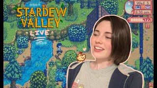 Stardew valley 16 part 2 LIVE on twitch amp youtube First stream [upl. by Elynad]