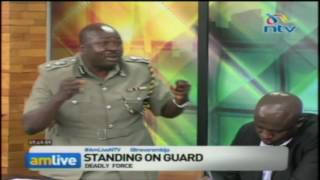 AM Live Boniface Mwangi faces off with police spokesperson Charles Owino [upl. by Adyeren]