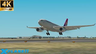 X Plane 11  Takeoff  Landings Compilation  4K Full HD [upl. by Smith]