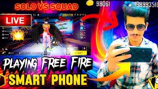 BEST SOLO VS SQUAD GAMEPLAY ON MOBILE PLAYER GARENA FREE FIRE BHAVYA IS GO 🔴LIVE STREAM [upl. by Church276]