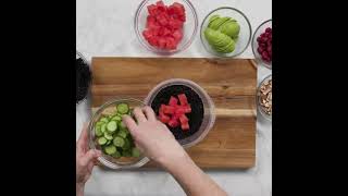 How to Make Watermelon Vegetarian Bowls [upl. by Aklim]