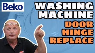 Beko wm washing machine door hinge and handle catch replace parts [upl. by Aloisius]