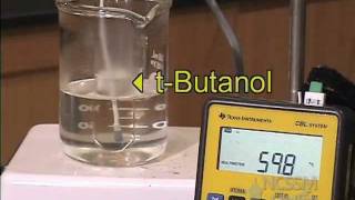 Boiling tButanol [upl. by Elockcin]