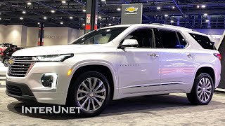 Premier AWD 2022 Chevrolet Traverse 3row Seater Luxury SUV [upl. by Harman]