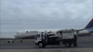 Delta Air Lines 767300 takes off from DCA [upl. by Novak]