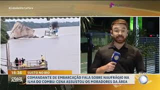 Balsa que afundou na Ilha do Combu foi liberada para evitar naufrágio da embarcação [upl. by Dreher]