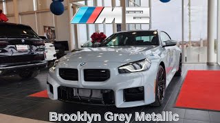 NEW ARRIVAL 2024 BMW M2 Brooklyn Grey Metallic on Black Vernasca Leather [upl. by Crandall]