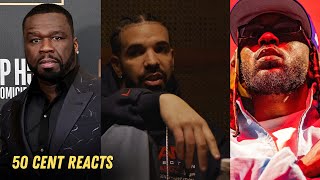 50 Cent Gives Horrible Reacts To Drakes quotFamily Mattersquot Diss He Must Stop Now [upl. by Lais]