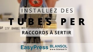 PER Comment installer un raccord à sertir Easypress sur du tube PER BARBI France [upl. by Kristina23]