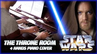 The Throne Room  Star Wars Piano Cover 4 Hands  Sheet Music [upl. by Aninep713]