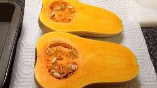 How to Bake Butternut Squash Super Easy [upl. by Kakalina]