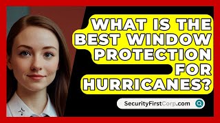 What Is the Best Window Protection for Hurricanes  SecurityFirstCorpcom [upl. by Aicre]