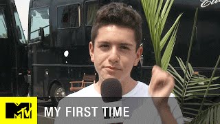 Lohanthony on Threading His Eyebrows  My First Time  MTV News [upl. by Kernan73]