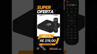 UNITV S1 Tv box custo benefício blackfriday melhortvbox tvbox smartphone saopaulo melhortvbox [upl. by Aznecniv707]