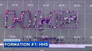 Friday Flyover Huntley HS formation 1 [upl. by Inneg509]