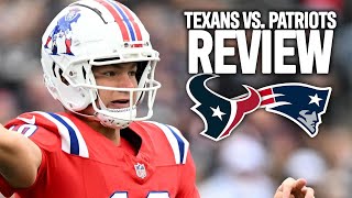 Texans vs Patriots Week 6 Game Review  PFF [upl. by Htebharas]