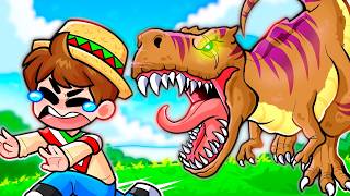 Minecraft PERO hay DINOSAURIOS 😲🦖☠️ SILVIOGAMER MINECRAFT PERO [upl. by Daenis]