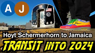 A J Hoyt Schermerhorn to Jamaica Center JFK  2024 BOUND [upl. by Raimes]