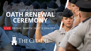 Class of 2024 Oath Renewal Ceremony [upl. by Yrrum933]