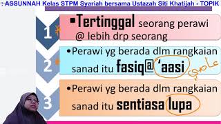 STPM Syariah SEM 2 Topik 3 ASSUNNAH 2 [upl. by Lerrej452]