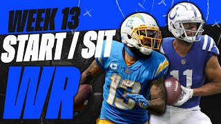 2023 Fantasy Football  MUST Start or Sit Week 13 Wide Receivers  Every Match Up [upl. by Feldman]