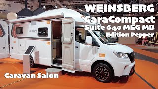 Weinsberg CaraCompact Suite 640 MEG MB Edition Pepper  semiintegral on Mercedes Sprinter [upl. by Brenden]