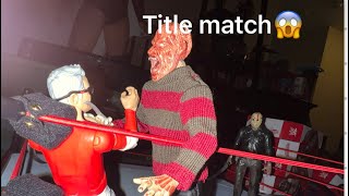 Johnny Knoxville vs Freddy Krugger Nightmare on Elm Street fight multiversal championship match JEEW [upl. by Atirys392]