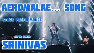 Stunning Performance by Super Singer Srinivas  Aaromale Song  VTV  Live Concert [upl. by Ettenan822]