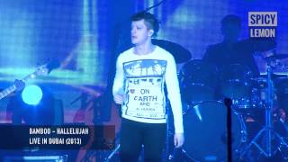 Bamboo  Hallelujah Live in Dubai 2013 [upl. by Nagy]