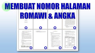 Cara Membuat Nomor Halaman Berbeda dalam Satu Dokumen [upl. by Seugram331]