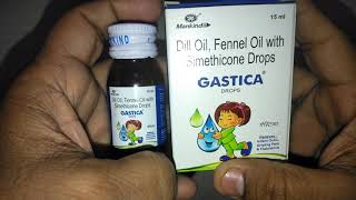 GASTICA Drops review in English Treatment Of Infant Colic Griping Pain amp Flatulance [upl. by Warga]